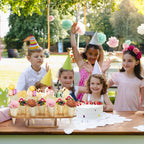 Ice Cream Cone Holder Stand with 100pcs Wooden Cones, 35 Holes Ice Cream Stand, Charcuterie Cones for French Fry Holder, Waffle Cones, Food Display, Catering Supplies, 12"x16"