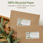 Avery® EcoFriendly Recycled Shipping Labels, 2" x 4", White, Permanent Adhesive, Laser & Inkjet Printers, 1,000 Total, Great for Shipping and Mailing, Product Merchandising, and More (48163) 1,000 labels 2" x 4"