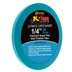 Custom Shop Vinyl Fineline Pinstripe Tape, Blue 1/4" x 36 Yard Roll - Create Sharp Graphic Design Curves, Mask Fine Lines, Conformable Paint Masking Striping Tape for Auto, Motorcycle, Flame Painting 1/4-Inch x 36-Yards