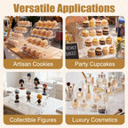 Cookie Display Stand Acrylic Tiered Dessert Stand,2 Pack 5 Tier