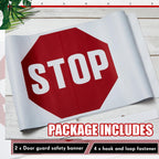 Peryiter 2 Pcs Door Stop Banner 50x12 Inch Do Not Enter Sign Bedroom