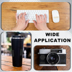 PATIKIL 1 Set Plum Blossom Pattern Phone Grip Tape, Universal Mouse Grip Strips Adhesive, Pre-Cut Strips Pre-Laminated Sweat Absorbing Adhesive Patches for Cellphone Laptop Mouse,Black Black