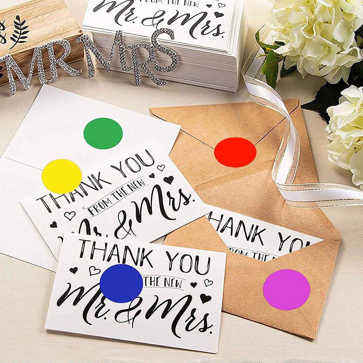 1500 Yellow, Green, Red 2 Inch Round Color Code Dot Stickers for Inventory Organization & File Classification - Blank Labels to Write On Need Carbon Ribbon/Yellow/Green/Red