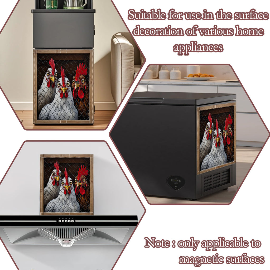 Farm Chicken Dishwasher Magnet Cover for Kitchen Décor Farm Chicken