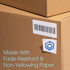 5" X 7" Matte White Printable Half Sheet Shipping Labels 200 Labels