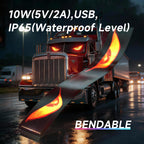 Large Custom LED Sign, Jumbotron Devil Eyes for Truck Social Windshield 23''x5''