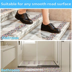 Anti Slip Stair Treads Outdoor Tape, 4" x15FTHeavy Duty Non-Slip Rubber Grip Tape Shower Waterproof Grip Tape Traction Tape for Pools Stairs Showers Bathroom Yellow & Black 4 IN