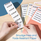 2.25" X 4" Direct Thermal Labels (1400 Count, 4 Rolls) 2.25" X 4"