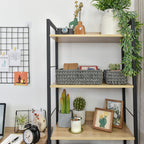 GRANNY SAYS Bundle of 3-Pack Nesting Wicker Baskets & 2-Pack Wicker Shelf Baskets