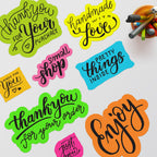 Avery® Printable Sticker Paper, 8-1/2" x 11", Full-Sheet Labels, Bright Yellow Labels, Laser/Inkjet Printable, 40 Total, Great for Packaging and Stickers 40 labels