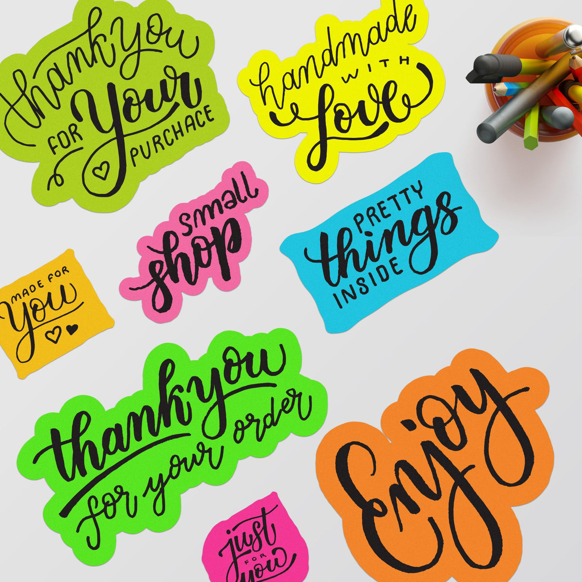 Avery® Printable Sticker Paper, 8-1/2" x 11", Full-Sheet Labels, Bright Yellow Labels, Laser/Inkjet Printable, 40 Total, Great for Packaging and Stickers 40 labels