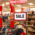 Sale Signs for Retail Stores - 100pcs, 4.5" x 6.5" 4.5" x 6.5" Variety