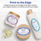 Avery® Easy Peel® Print-to-The-Edge Permanent Inkjet/Laser Oval Labels, 22804, 1 1/2" x 2 1/2", Glossy White, Pack of 180