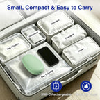 SUPVAN E10 Bluetooth Label Maker Machine with 3 Tapes, Green Bundle Machine + 3 Tapes
