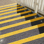 2" 16.4Ft Yellow & Black Floor Safety Non Skid Safety Tape Anti Slip Adhesive, Indoor or Outdoor Applicable, High Traction High Grip