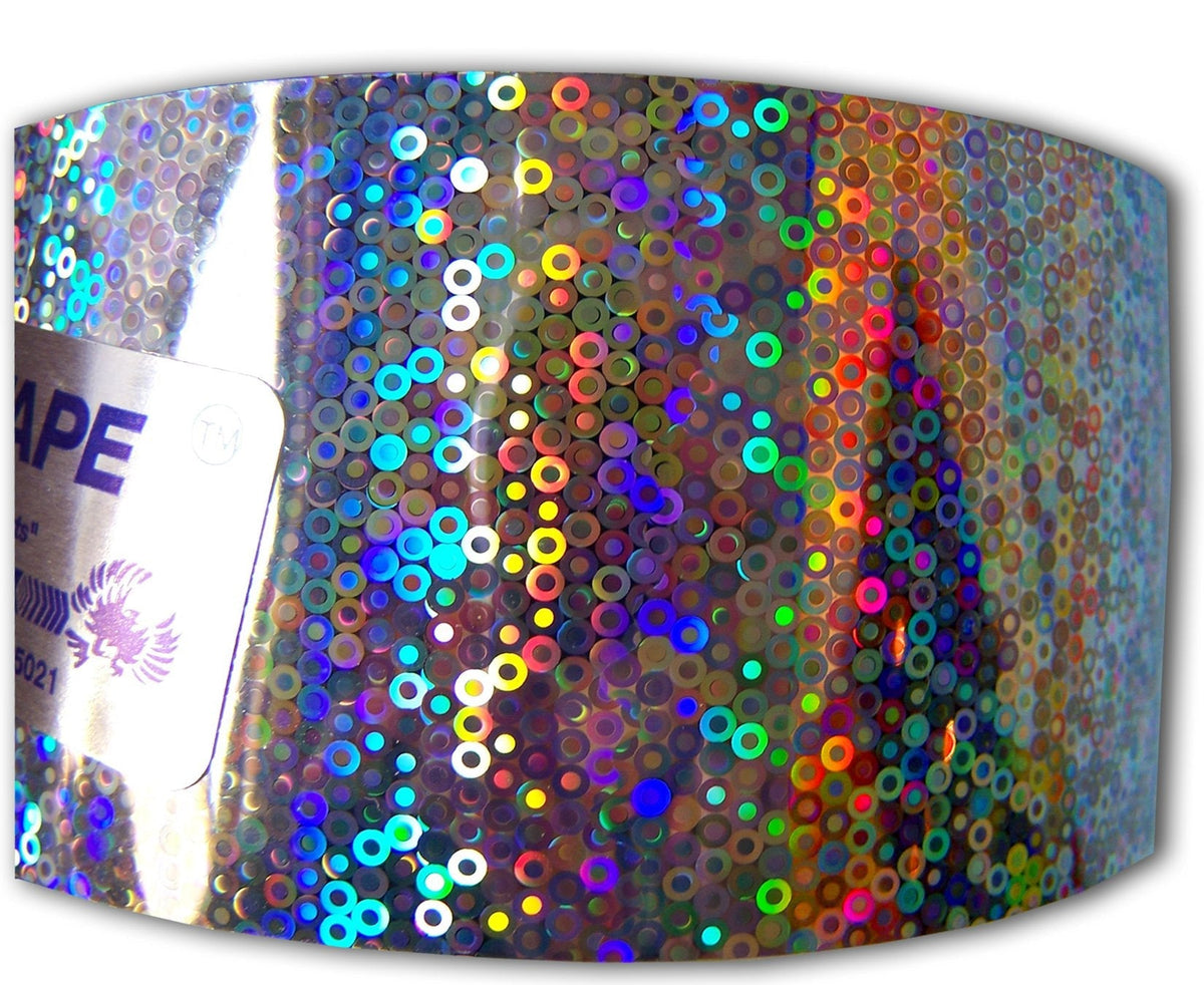 Bird-X Irri-Tape, Holographic Bird Scare Tape, Iridescent Foil Reflective Tape for Multi-Sensory Attack, Easy to Install, 2" W x 100' L 2" x 100ft Length