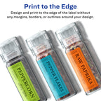 Avery® Printable Durable White Rectangle Labels, Sure Feed® Technology, 0.75" x 3.5", Print-to-the-Edge, Waterproof Labels, Laser & Pigment-Based Inkjet Compatible, 500 Total 500 labels