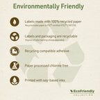 Avery® EcoFriendly Recycled Shipping Labels, 2" x 4", White, Permanent Adhesive, Laser & Inkjet Printers, 1,000 Total, Great for Shipping and Mailing, Product Merchandising, and More (48163) 1,000 labels 2" x 4"