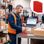 200 Pack Red Rejected Tags with Wire Product Inspection Tags