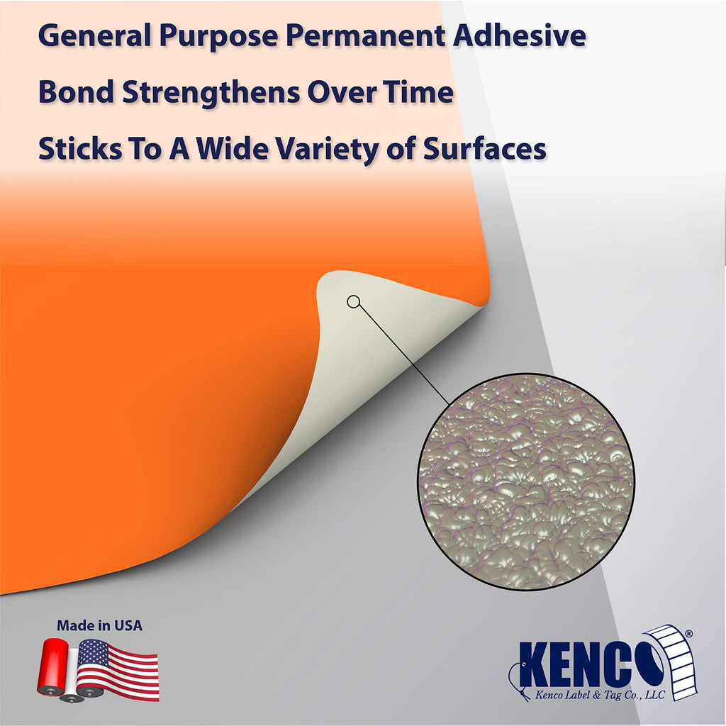 Kenco 2" Circle Inventory Control Stickers for Shipping and Inventory - 500 Permanent Adhesive Labels Per Roll Made in The USA (QC Approval, 2 Pack)