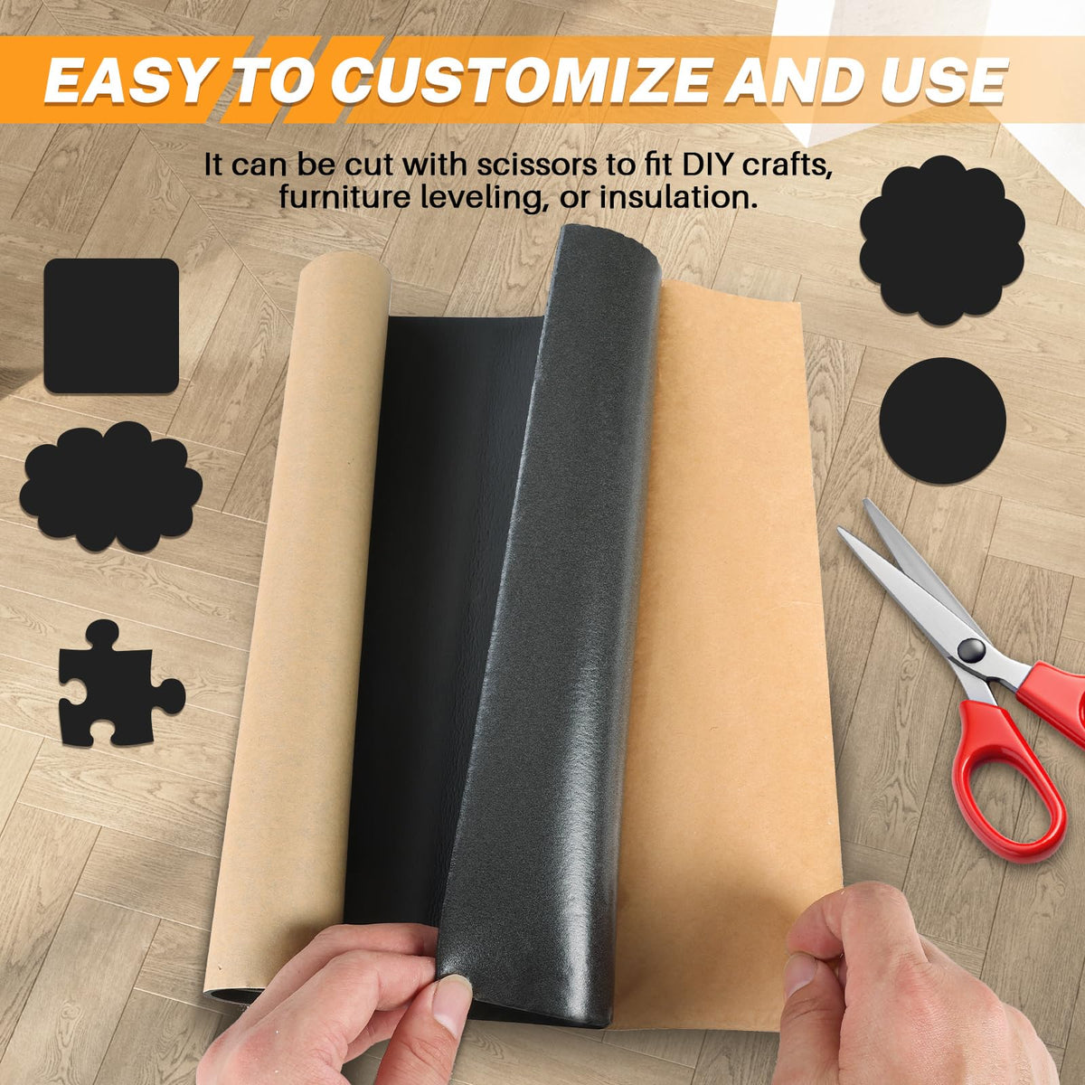 MAOPINER Sponge Neoprene with Adhesive Foam Rubber Sheet, 1/8” T x 12” W x 24” L, Closed Cell Foam Padding, Adhesive Neoprene Foam Sheets for DIY Projects and Crafts (1, 1/8” T x 12” W x 24” L) 1/8” Thick X 12” Wide X 24” Long