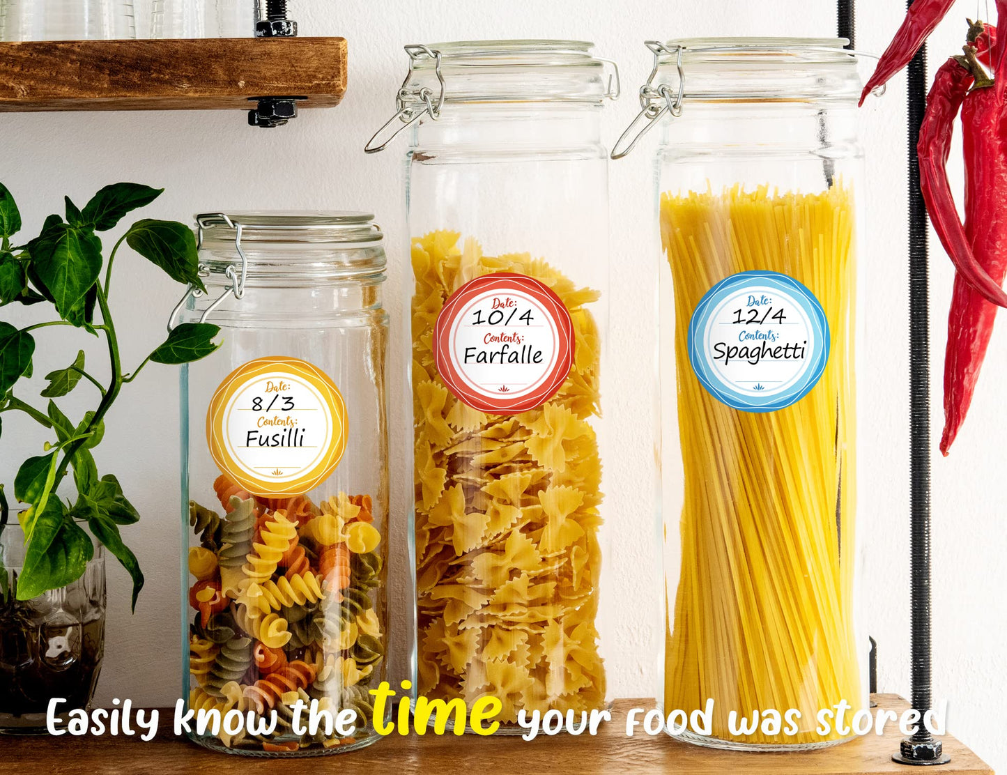 Mason Jar Lid Labels, Removable Canning Label, Waterproof Write-On Meal Prep Label for Food Container, Glass Bottle, Canned Jams, Preserve, Home & Kitchen Organization, 90 (Forest Streams) Forest Streams