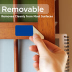 ChromaLabel 1x3 inch removable color code rectangle labels, assorted standard, 150 stickers per pack on a white background.