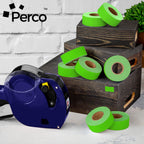 Perco 1 Line Price Gun Labels - Fluorescent Green, 8000 Count 1 Sleeve