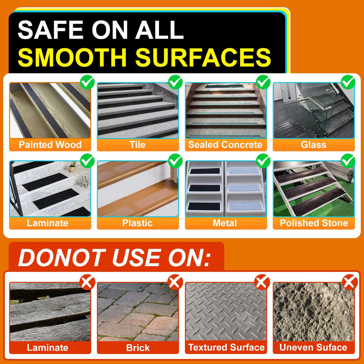 Non-Abrasive Grip Tape Roll, 3In x 60ft, Customizable Sliding Duty Tape, Portable Multi-Purpose Grip Tape, Tear, Peel & Slip, for Gadgets and Gear From Slipping, Sliding Or Shifting More (Clear) Clear 3" x 60'