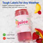 Avery Outdoor Waterproof Rectangle Labels with Sure Feed Technology, 5" x 7", White Film, Compatible with Laser Printers, 50 Labels Total, Great for Product Branding, Packaging, and More