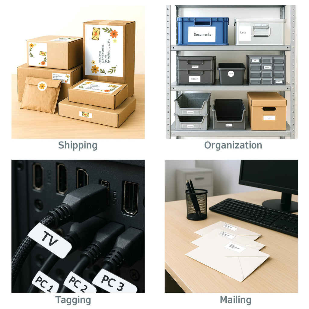 HERMA Printable Address Labels 2" x 4", 1000 Mailing Stickers, White 2" x 4"