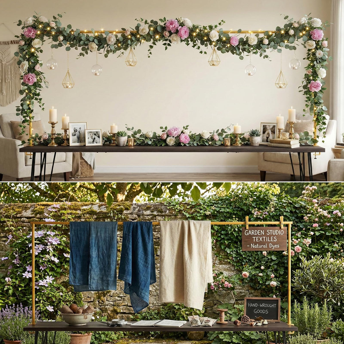 8FTx4FT Adjustable Over The Table Arch Stand with Clamps 8x4FT