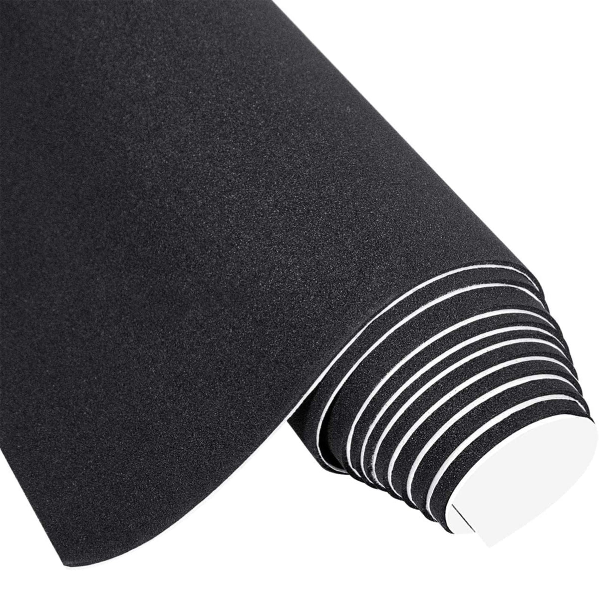 MAGZO Backed Adhesive Foam Padding 1/16" Thick x 12" W x 59" L, Black Thin Neoprene Sheets, Closed Cell Foam Sheet Roll 59In*12In*1/16In