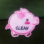 Clean Dirty Magnet for Dishwasher Oxepleus Funny Handmade Felt Piggy