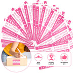 2"x3" 100PCS Pink Fragile Reminder Labels Stickers, Do Not Crush Bend or Fold Warning Labels, Shipping Mailing Cartons Envelops Adhesive Labels, for Glass Products, Ceramic, Digital Products