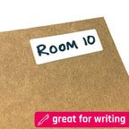 TownStix matte white all-purpose labels, 0.5" x 0.75", pack of 1000, ideal for price labels and general labeling needs