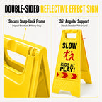Slow Down Kids at Play Sign 24 Inch Kids at Play Safety Signs Yellow