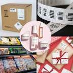 3 Rolls 1.97"x1.18" (50x30mm) Label Paper for B3S/P50/M120/M110/M200/M220, Thermal Label Sticker Multi-Purpose Square Self-Adhesive Labels, 220 Labels/Roll, White 50x30mm-White