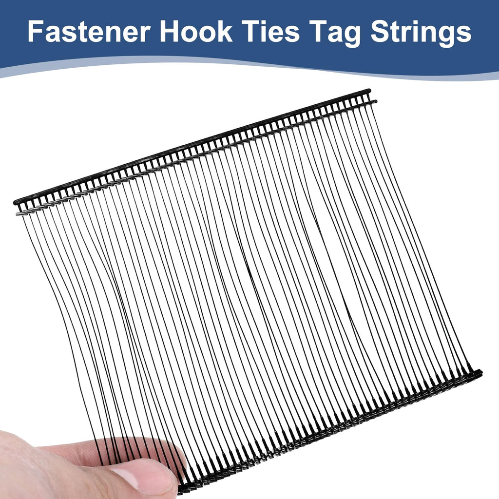 MECCANIXITY Standard Tagging Fasteners 75mm / 3" Black 2500pcs 3 Inch