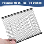 MECCANIXITY Standard Tagging Fasteners 75mm / 3" Black 2500pcs 3 Inch