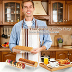 4 Pack Acrylic Cookie Tray, U & V Shape Display