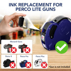 Perco Price Roller for Lite - Ink Refill Pack of 4 4 Pack