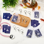 Xunyee Vet Tech Week Gifts Bulk Paw Keychains Cards 12