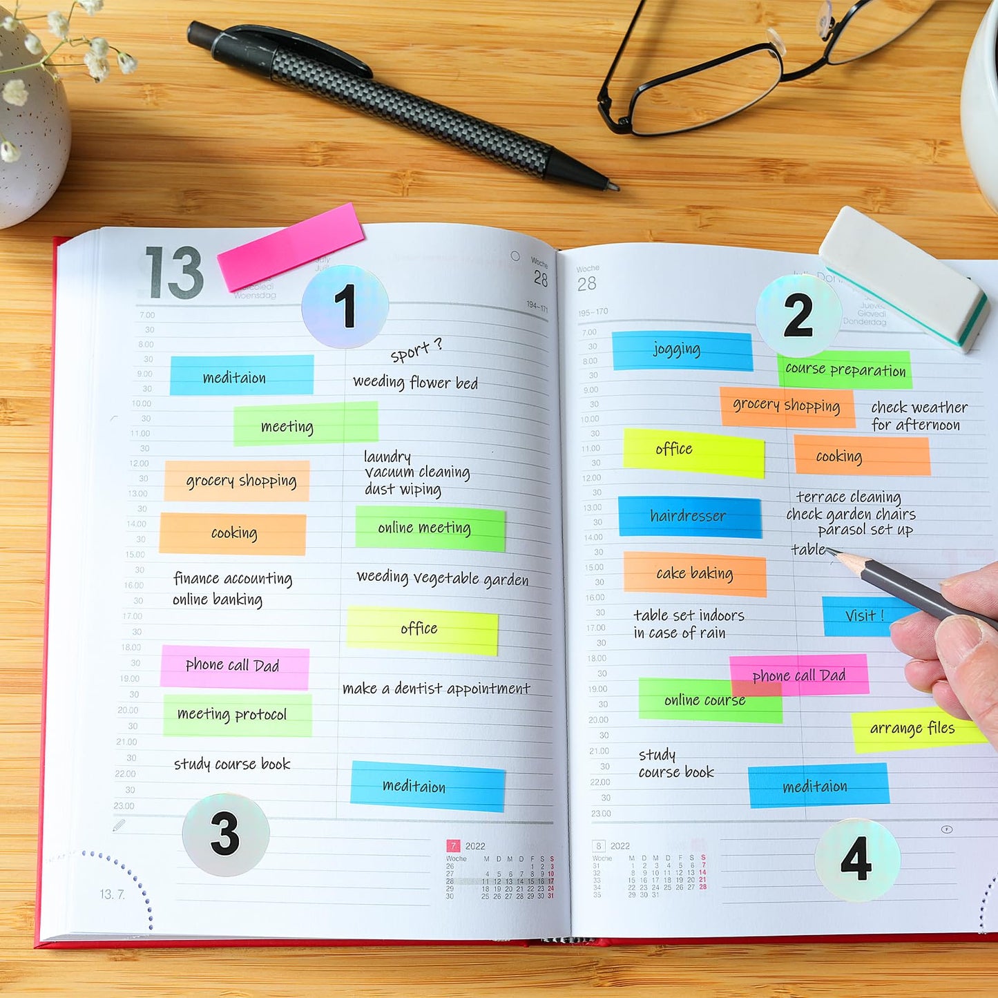 30 Sheets Number Stickers 1-100,Small Number Stickers,Self Adhesive Consecutive Number Labels,Numbered Stickers,Waterproof for Office Kitchen Water Cup Marking, Classification(Laser 1cm)