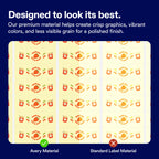 Avery® Printable Matte White Oval Labels, 3" x 5", 150 Total 150 labels