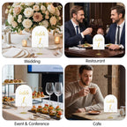 Table Numbers 1-20, Gold Wedding Table Numbers with Head-Table