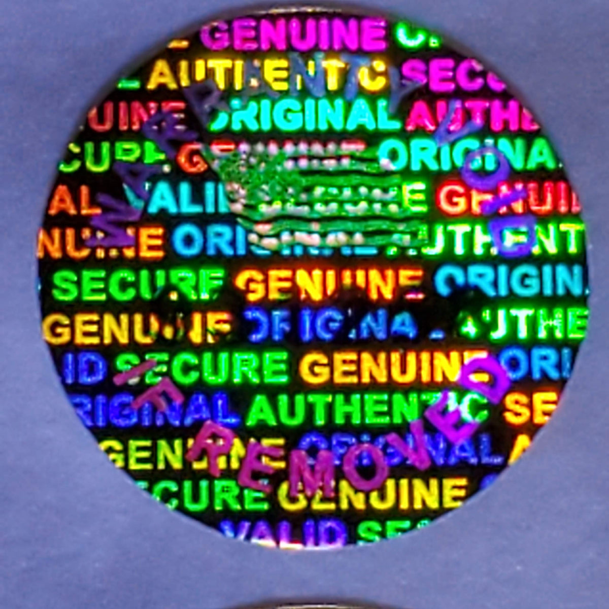 Golden Color 14 MM (0.53 inch) Round with Serial Number Hologram Labels Tamper Evident Stickers Security Void Seals Labels - Dealimax Brand (1000) 1000