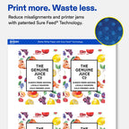Avery® Matte White Rectangle Labels, 4" x 3", 200 Total 200 labels