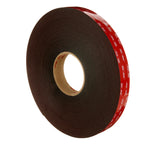 3M VHB Tape 5952 Double-Sided Acrylic Foam Tape, Black, 1 in x 36 yd