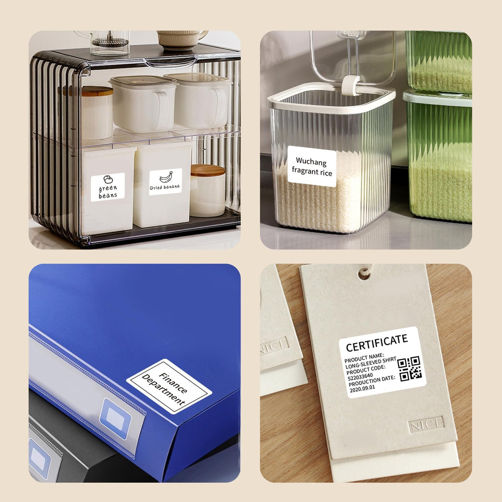 Thermal Labels for M110/M100/M220/M108,1.96”x1.96”(50x50mm) 1.96*1.96 3 rolls